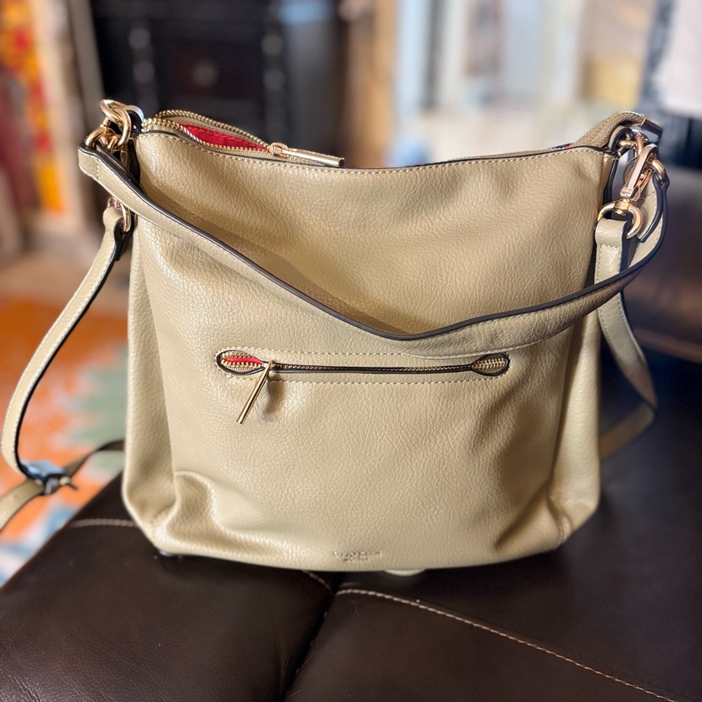 Otto Kern Tan Leather Shoulder Bag